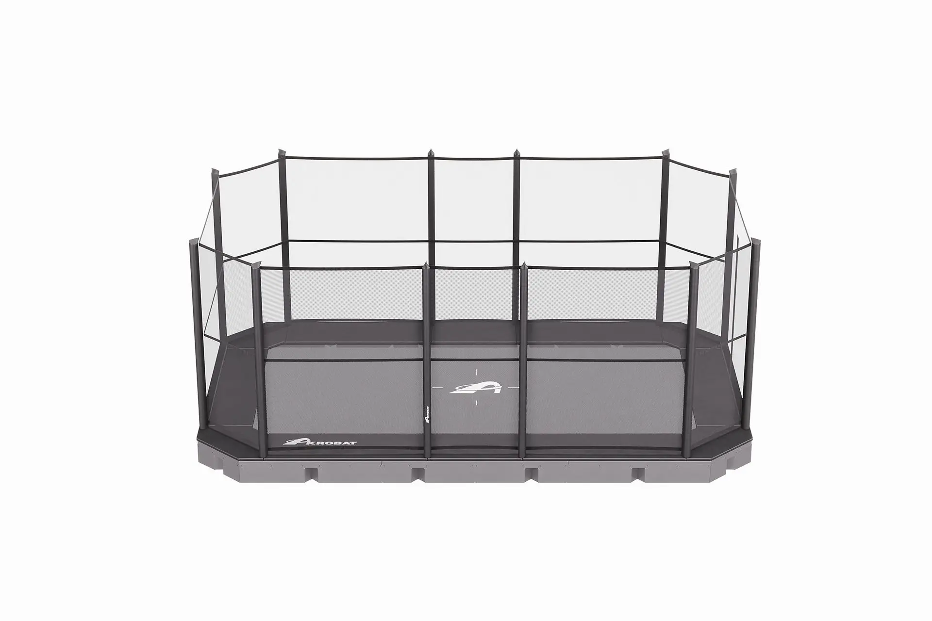 17ft x 10ft PLUS In-Ground Trampoline Enclosure