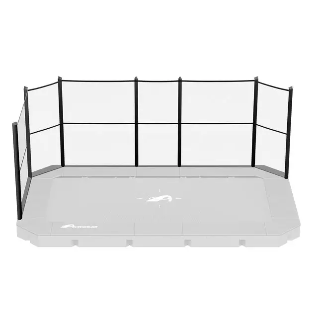 17ft x 10ft PLUS In-Ground Trampoline Corner Enclosure
