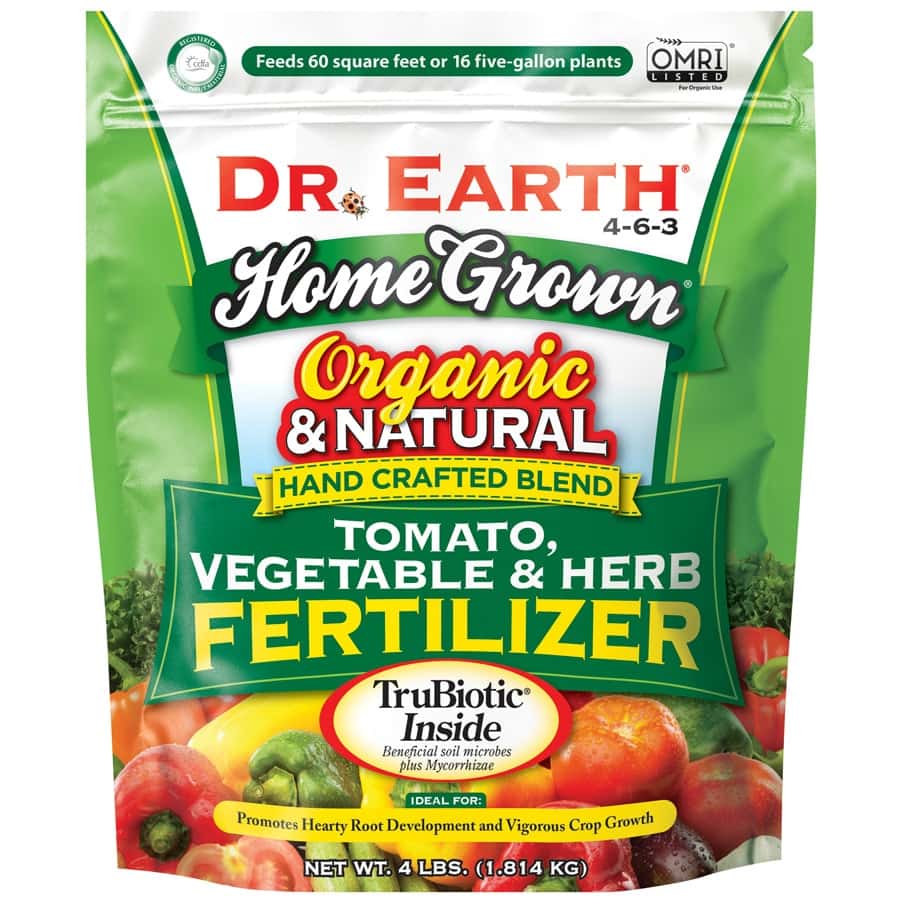 Dr. Earth | Organic & Natural | Tomato, Vegetable & Herb Fertilizer