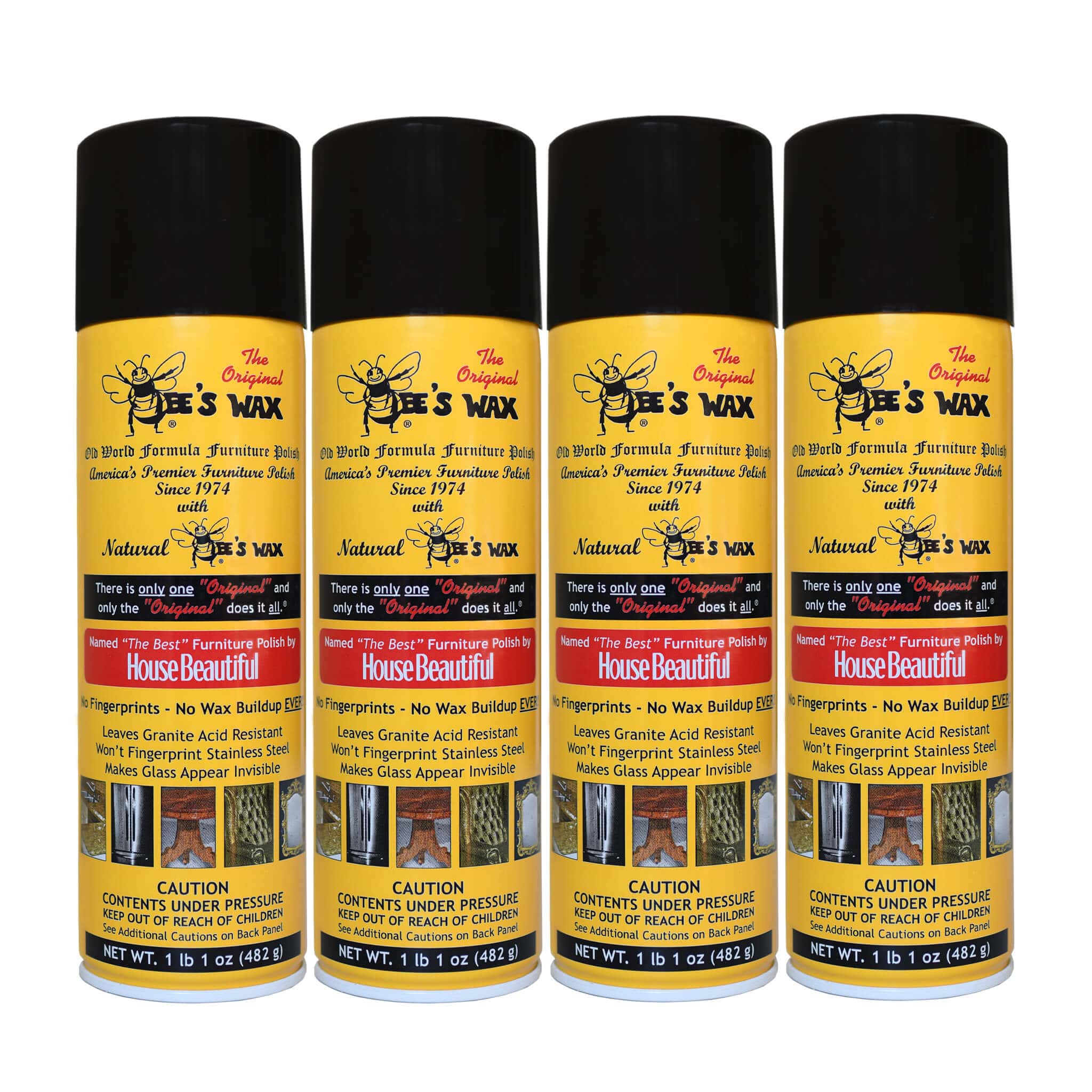 4 Cans – The Original Bee’s Wax Furniture Polish