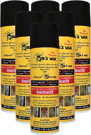 6 Cans – The Original Bee’s Wax Furniture Polish