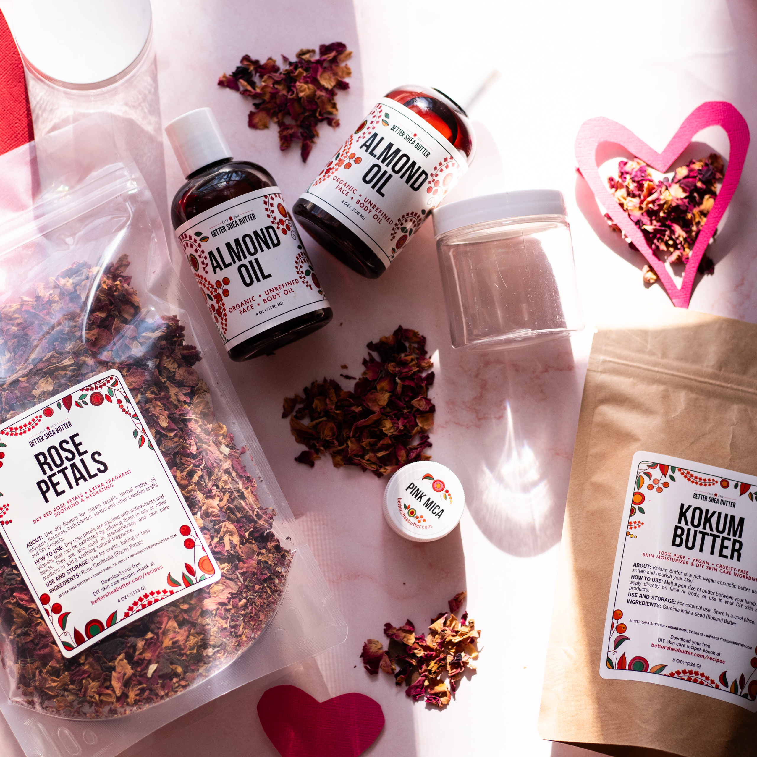 Kokum Body Butter Infused with Roses DIY Kit