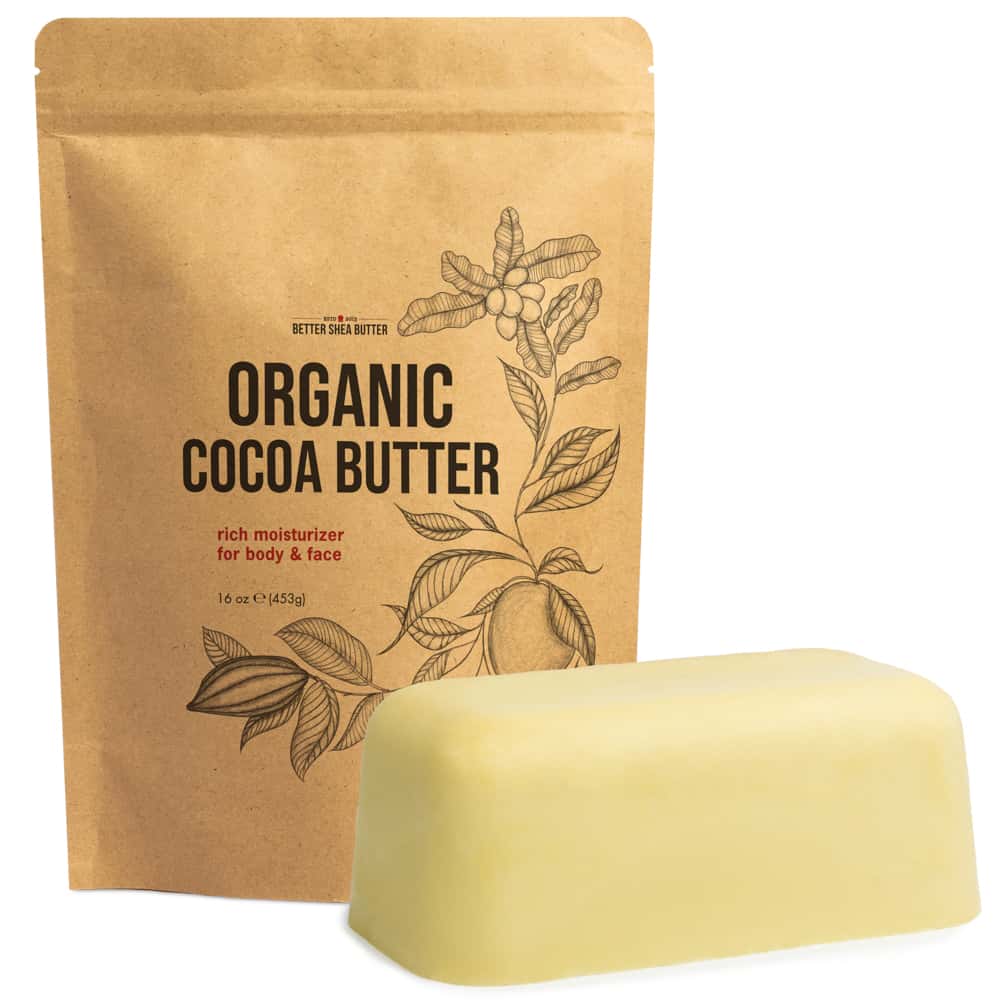 Certified Organic Cocoa Butter (16 oz)