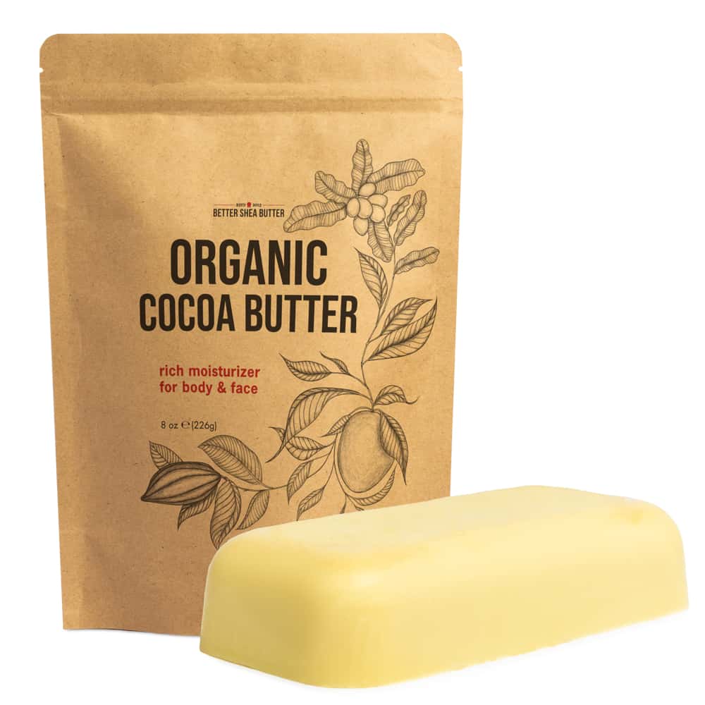Certified Organic Cocoa Butter (8 oz)