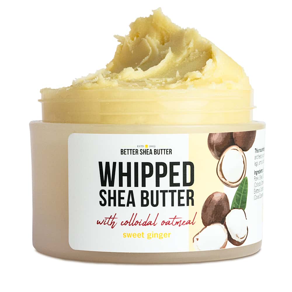Whipped Shea Butter with Colloidal Oatmeal – Sweet Ginger