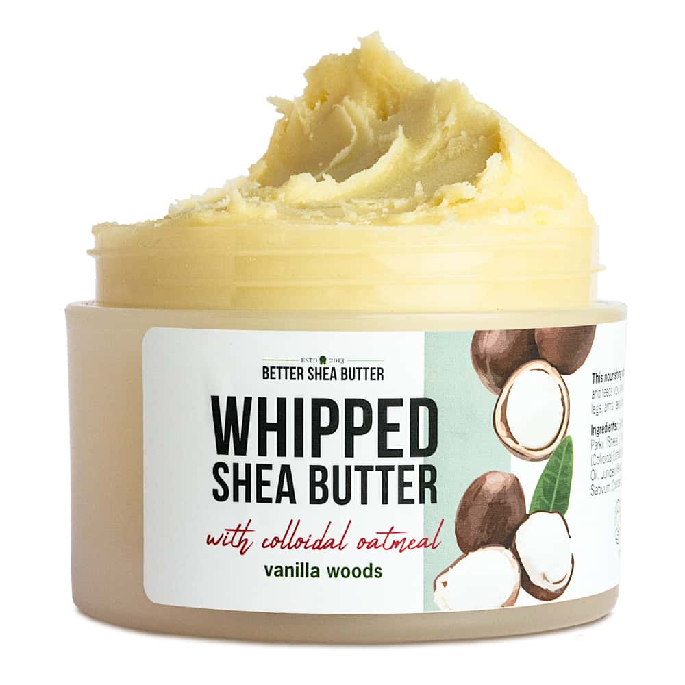 Whipped Shea Butter with Colloidal Oatmeal – Vanilla Woods