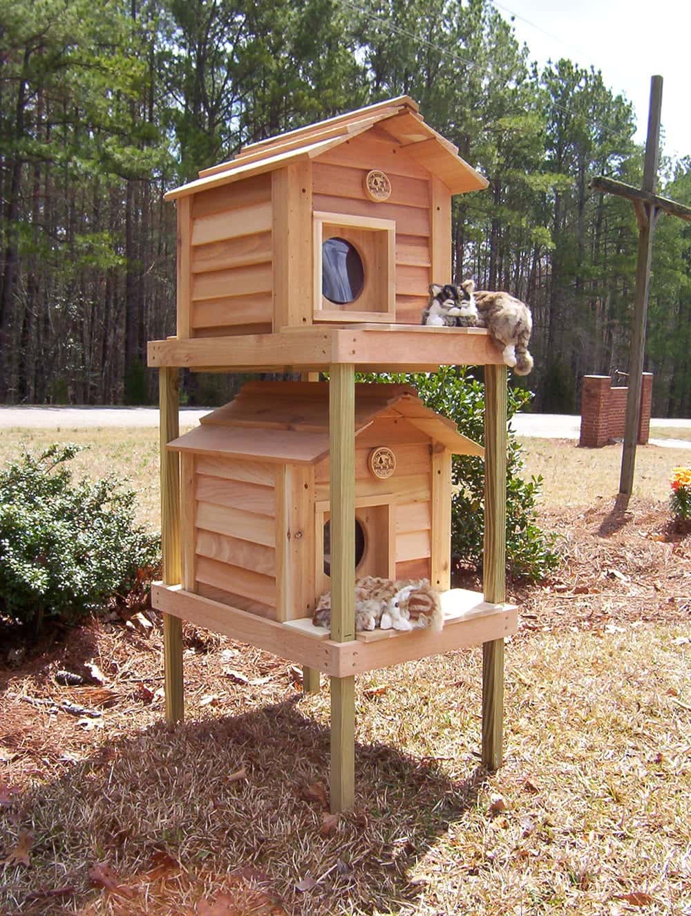 17” Townhouse Cat House