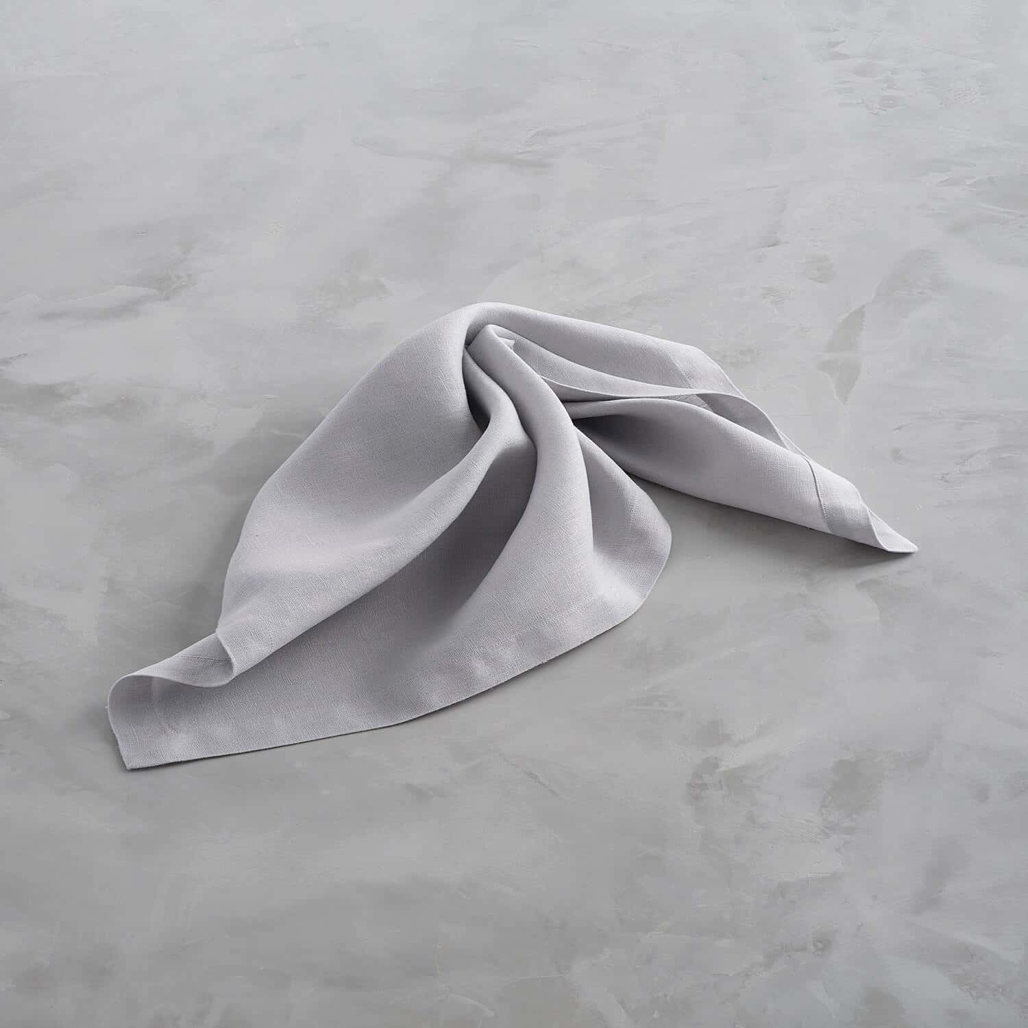 LINEN NAPKIN SET OF 4 (GREY)