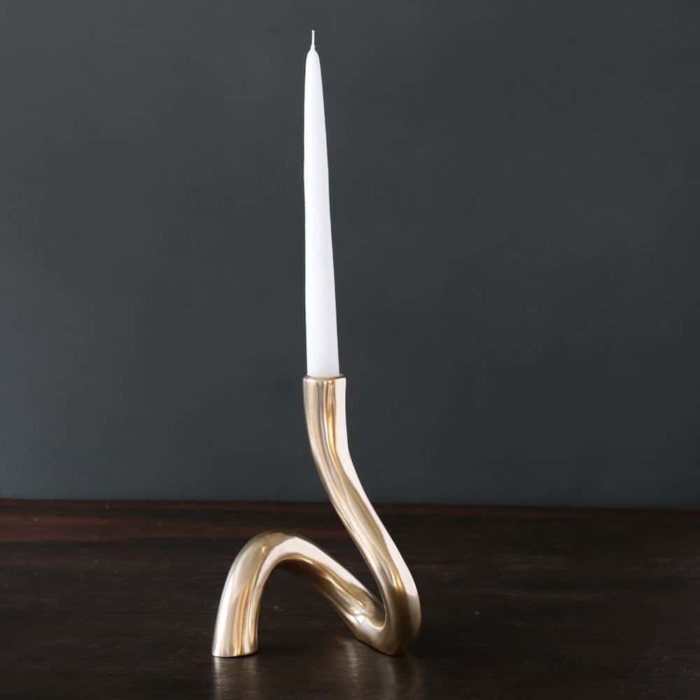 GOLD CANDLESTICKS SERPITINE