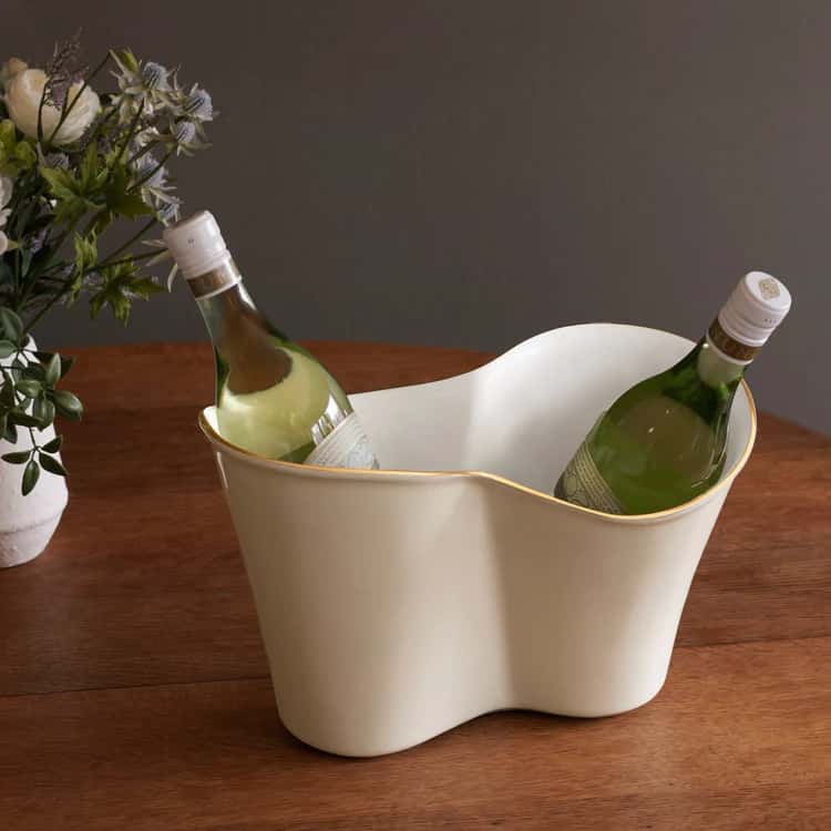 ENCANTO DOUBLE ICE BUCKET (CREAM AND WHITE) 8625