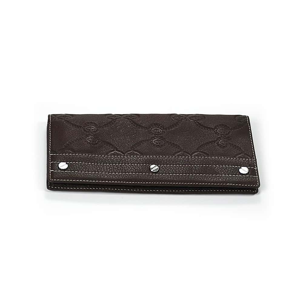 Charriol Escapade VI Brown Stamped Wallet SLGSTAMCO.44.9010