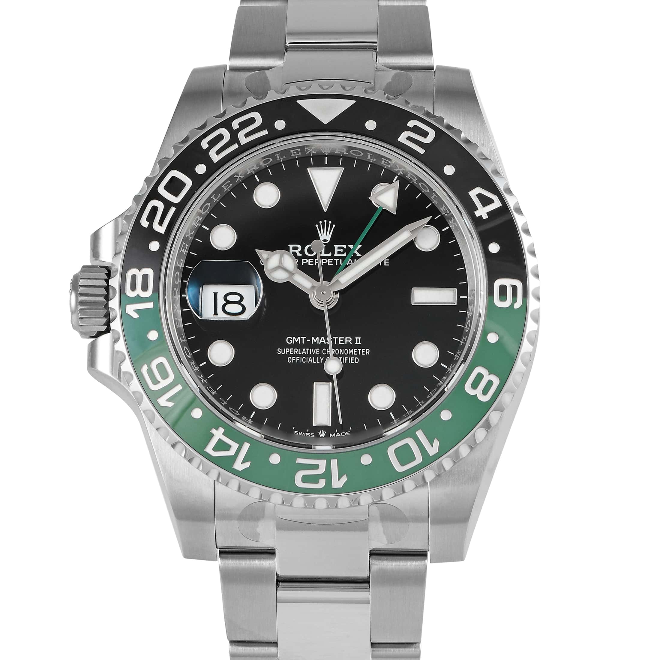 Rolex GMT-Master II Left-Hand “Sprite” Watch 126720VTNR
