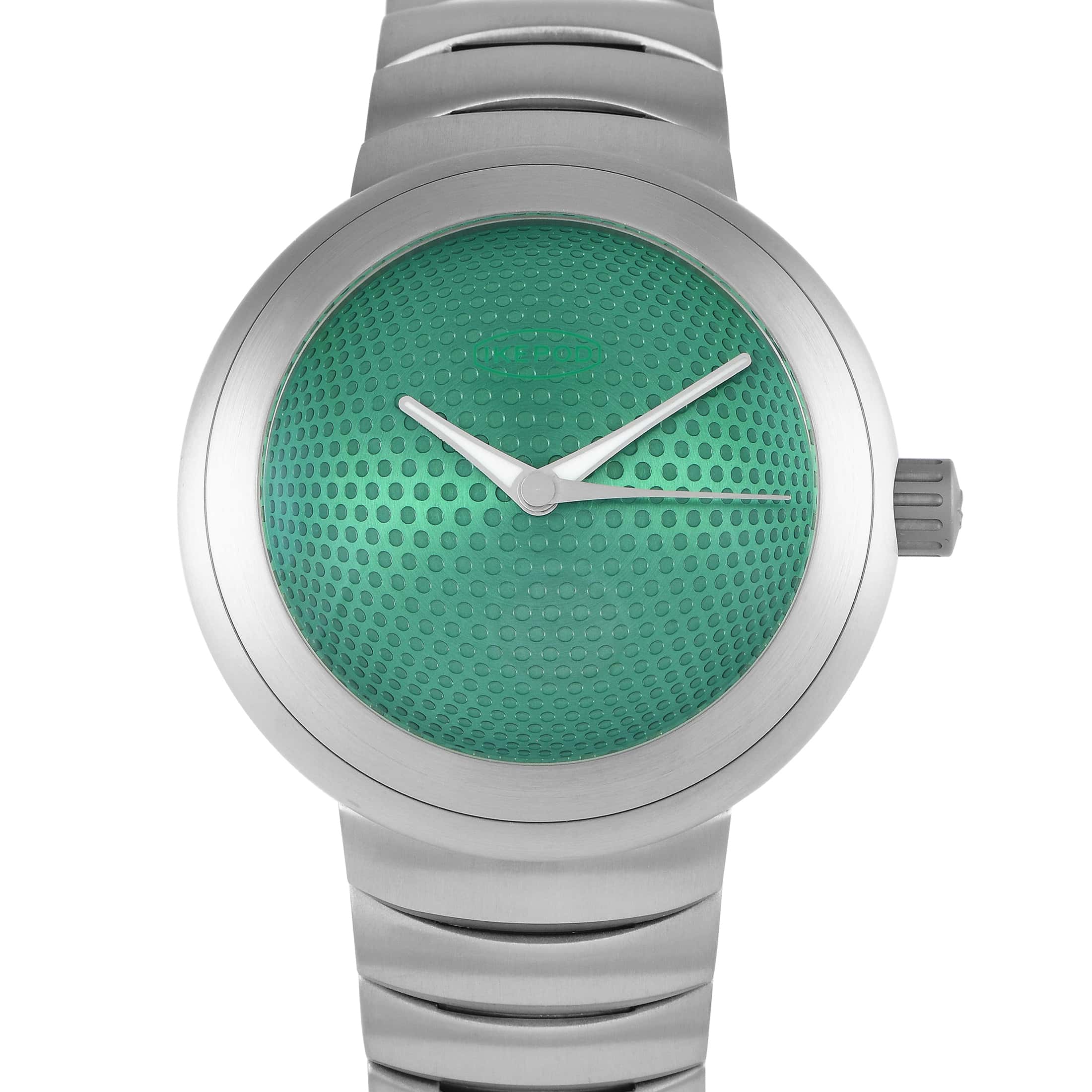 Ikepod Horopod Neom Green Dial Titanium Watch HO03