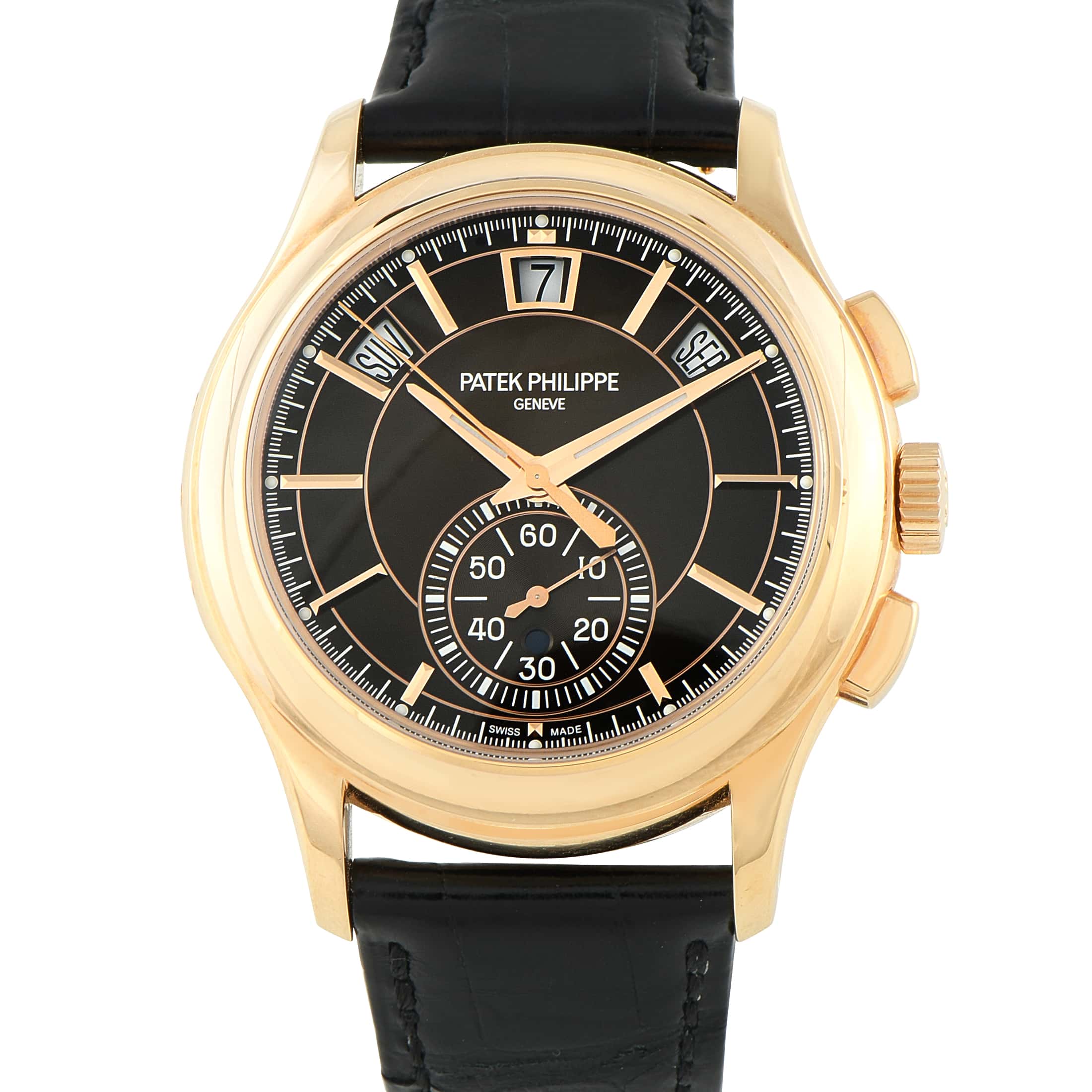 Patek Philippe Annual Calendar Chronograph Rose Gold Watch 5905R-001