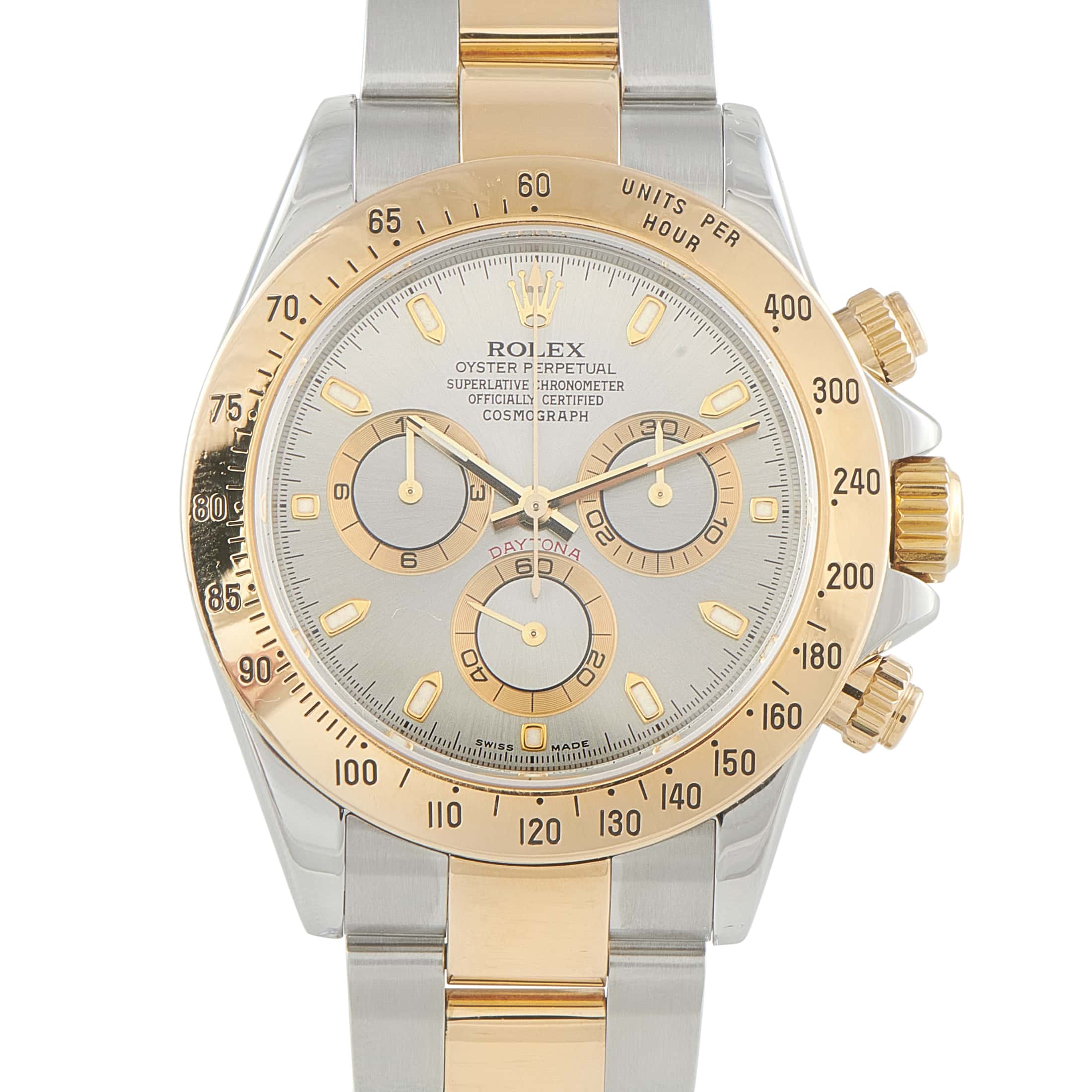 Rolex Daytona Silver Dial Two-Tone Watch 116523-0041