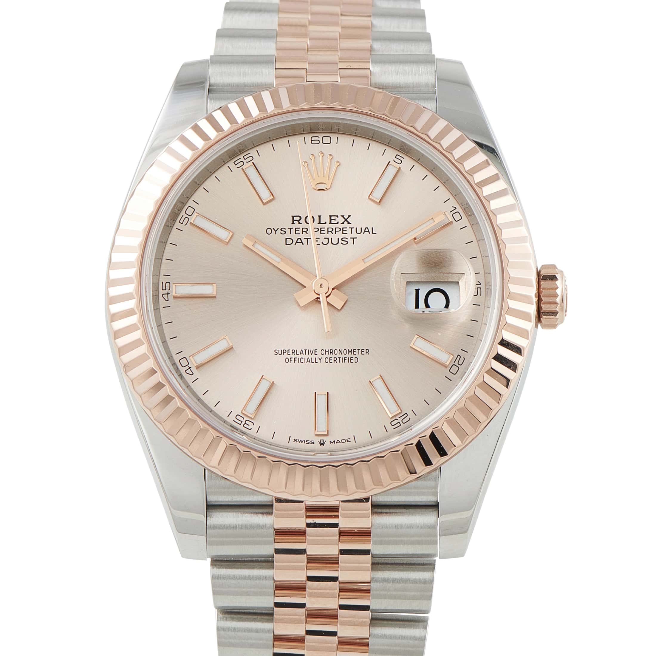 Rolex Datejust 41 Sundust Dial Two-Tone Jubilee Watch 126331