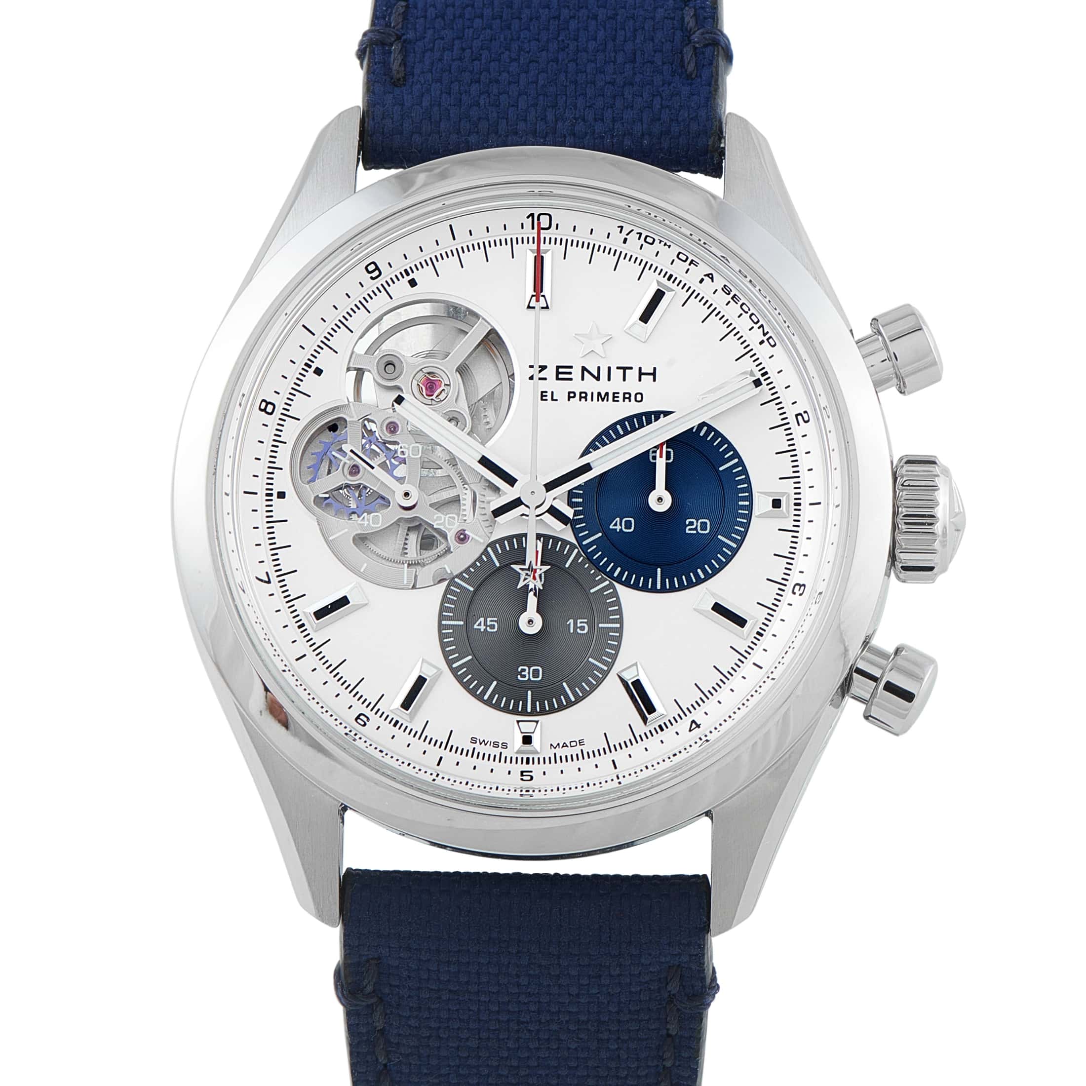 Zenith Chronomaster Open Steel Watch 03.3300.3604/69.C823