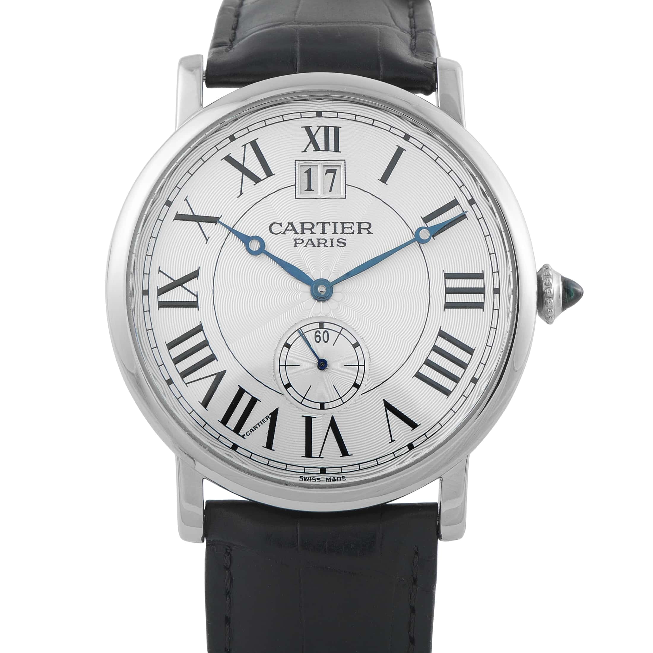 Cartier Rotonde de Cartier Grand Date White Gold Watch W1550751