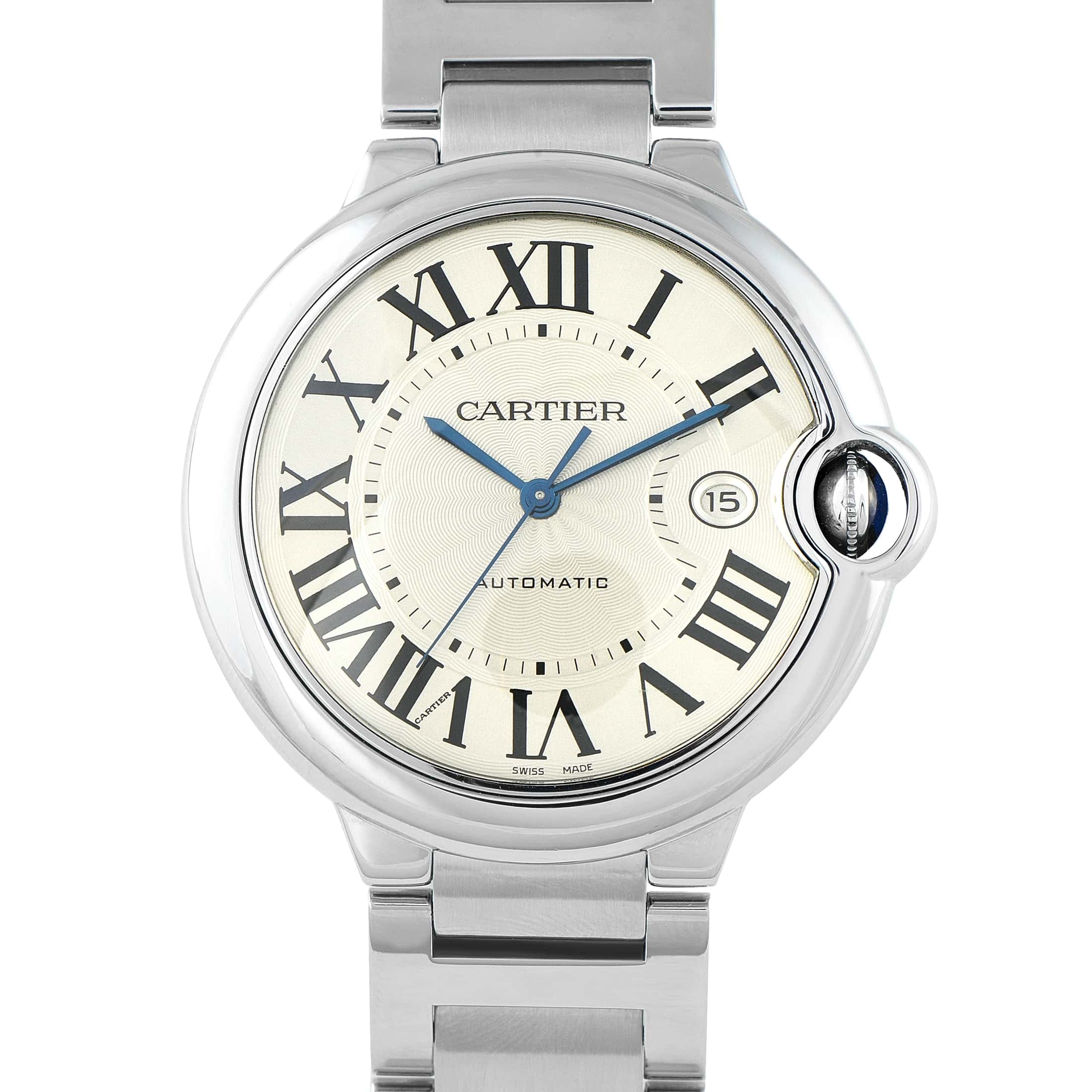 Cartier Ballon Bleu Steel Watch W69012Z4