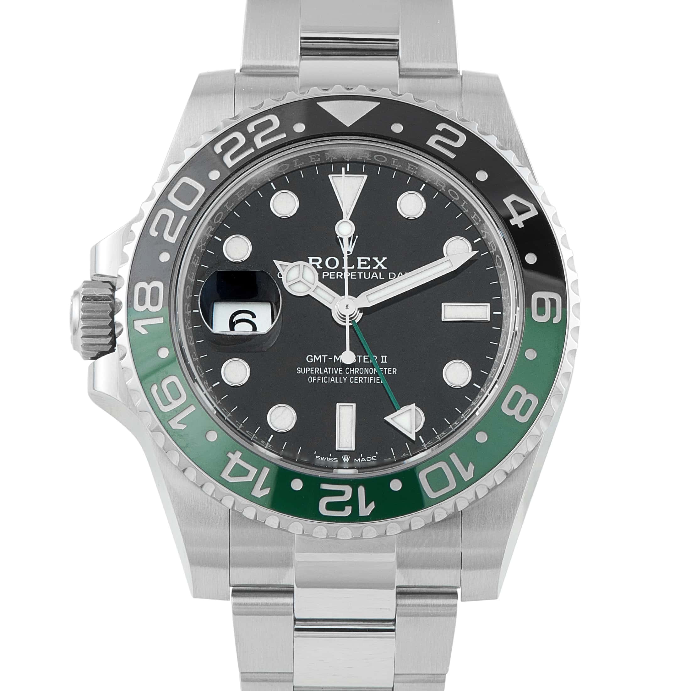 Rolex GMT-Master II Left-Hand Sprite Steel Oyster Watch 126720VTNR