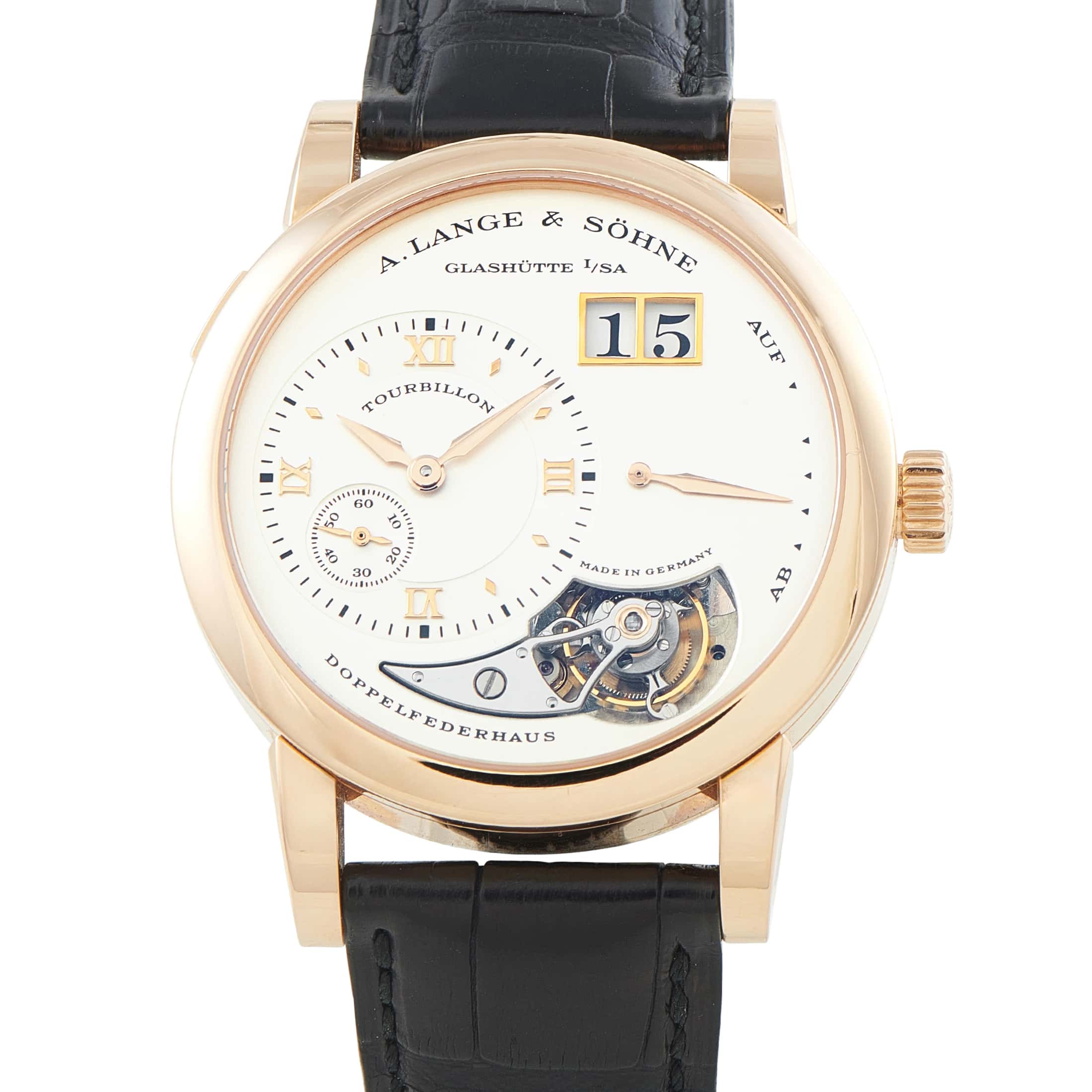 A. Lange &amp; Sohne Lange 1 Tourbillon Rose Gold Watch 704.032