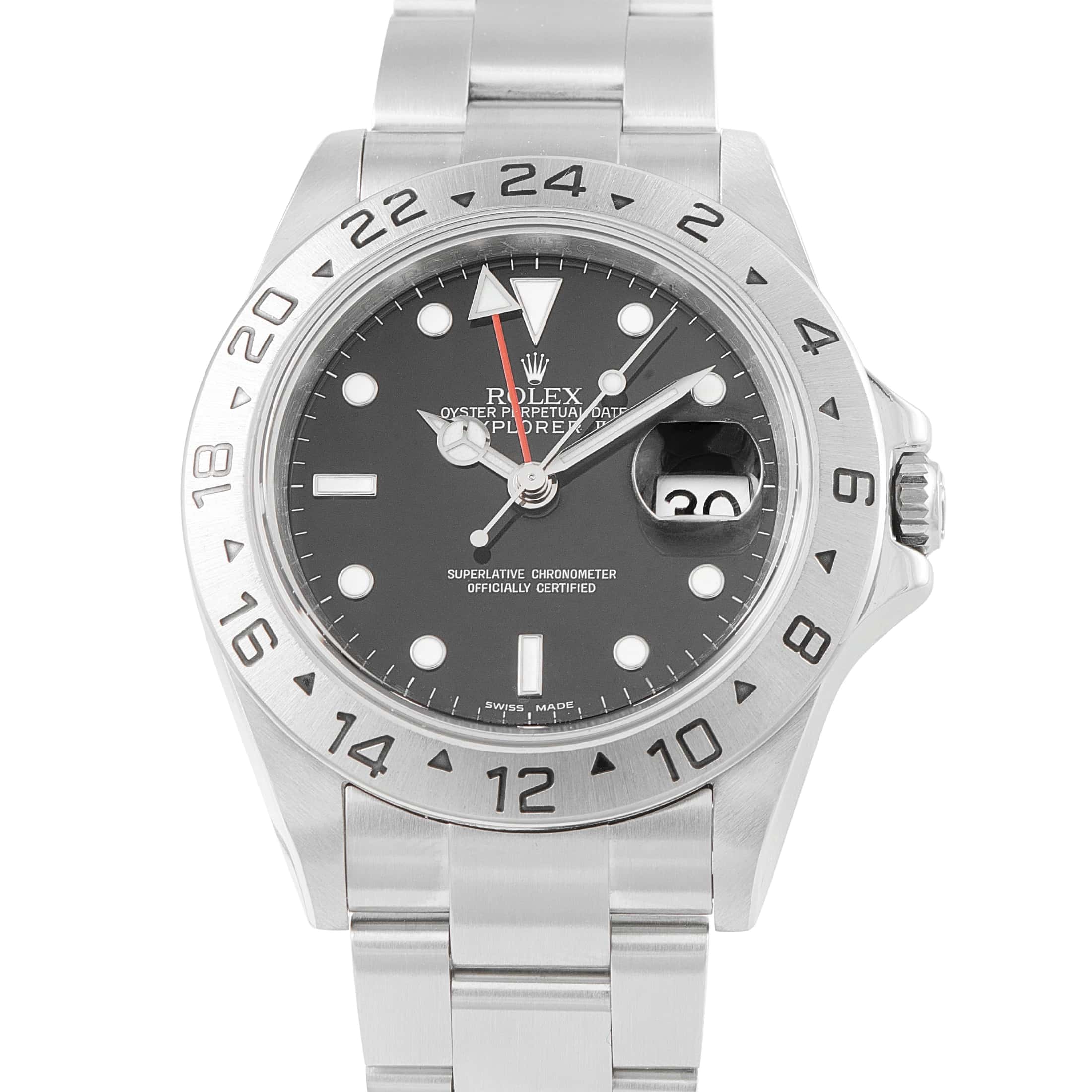 Rolex Explorer II Black Dial Steel Watch 16570