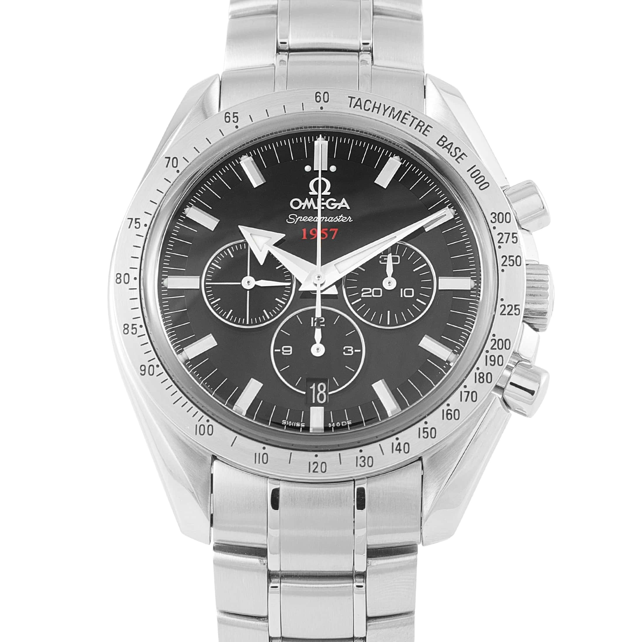 Omega Speedmaster Broad Arrow 1957 Chronograph Steel Watch 321.10.42.50.01.001