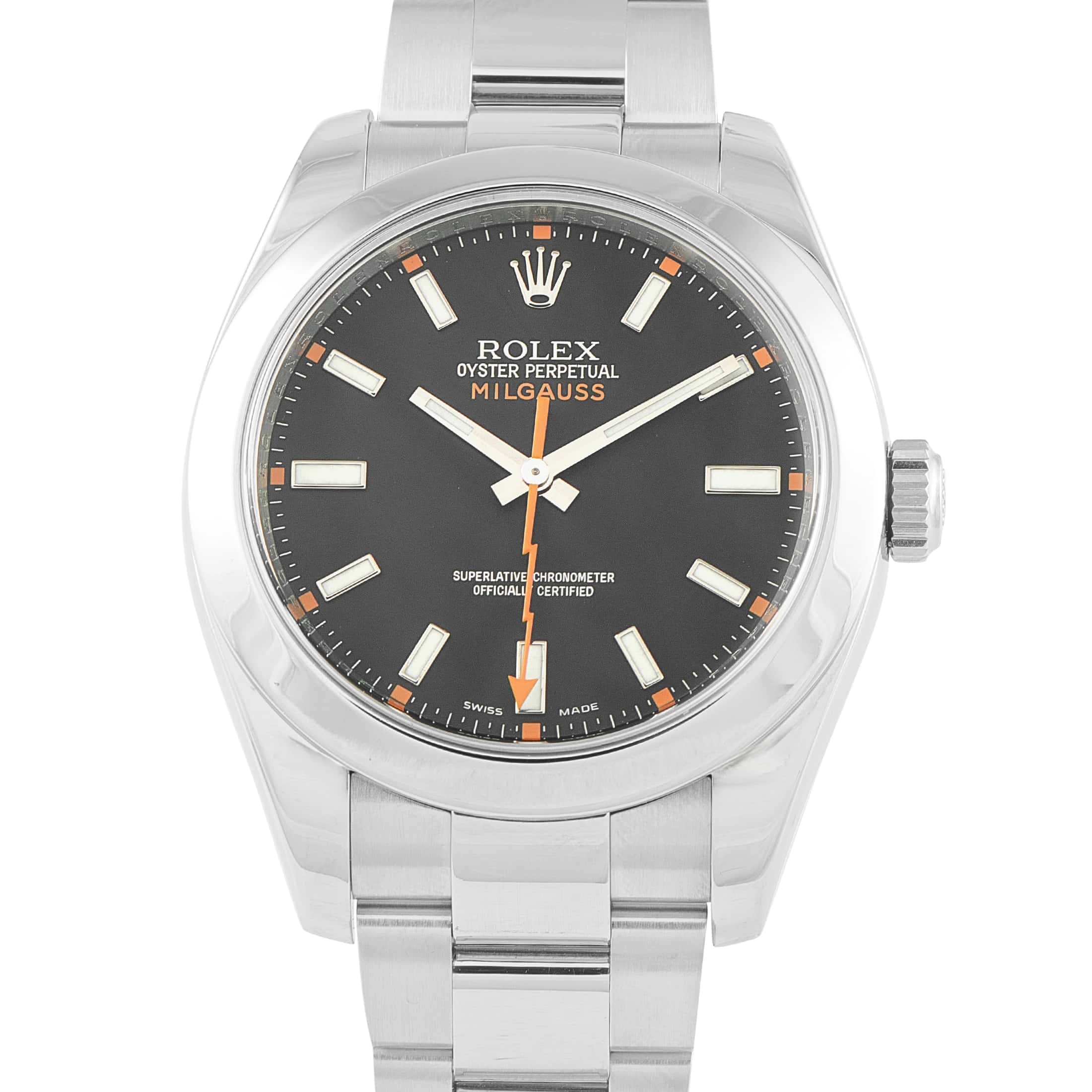 Rolex Milgauss Steel Watch 116400