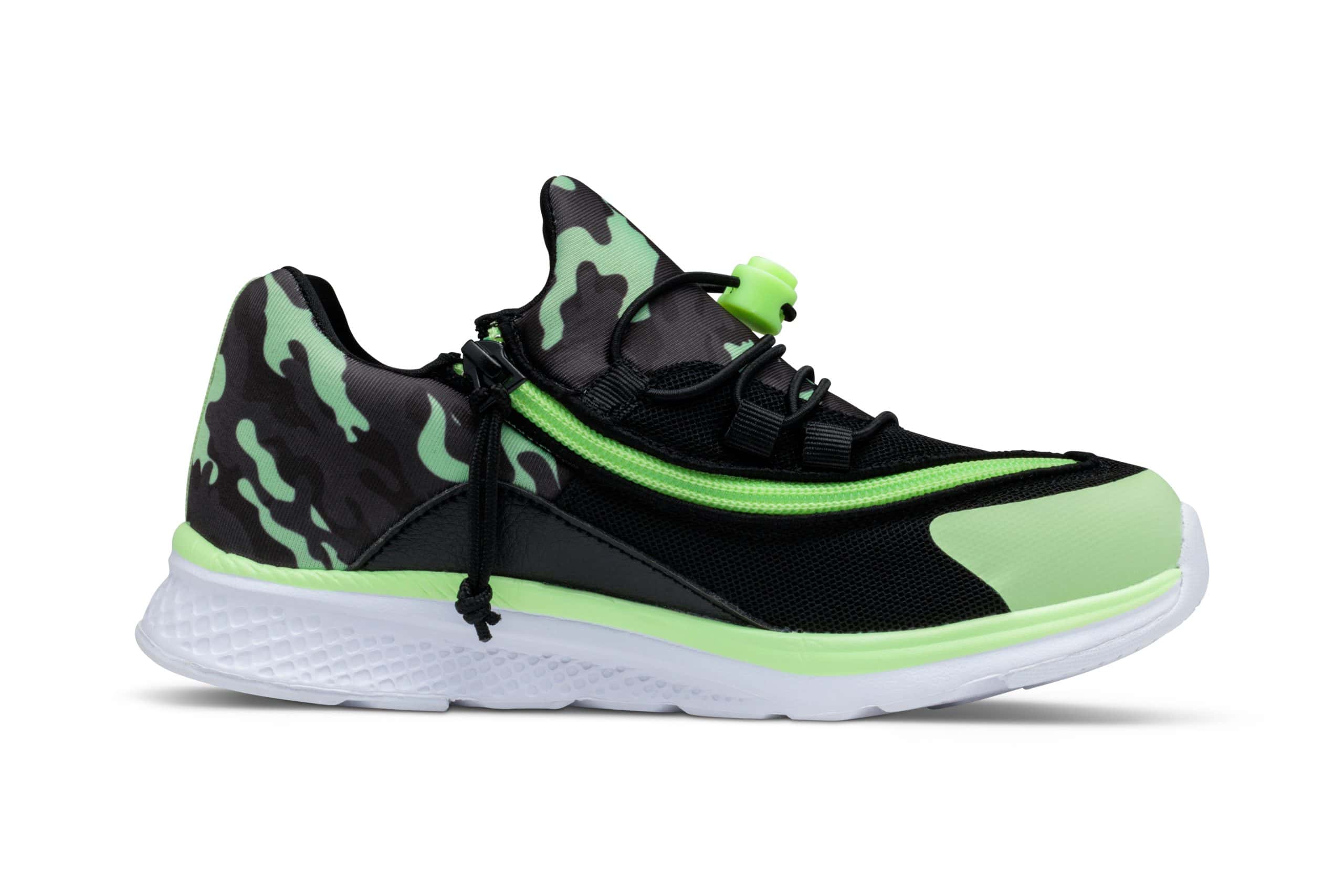 Quest Lime Camo Kids’ Shoe