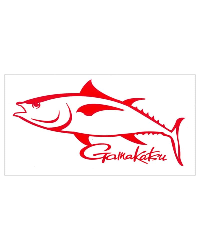 Tuna Boat Decal Red