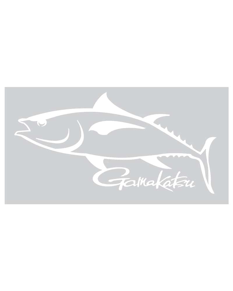 Tuna Boat Decal White