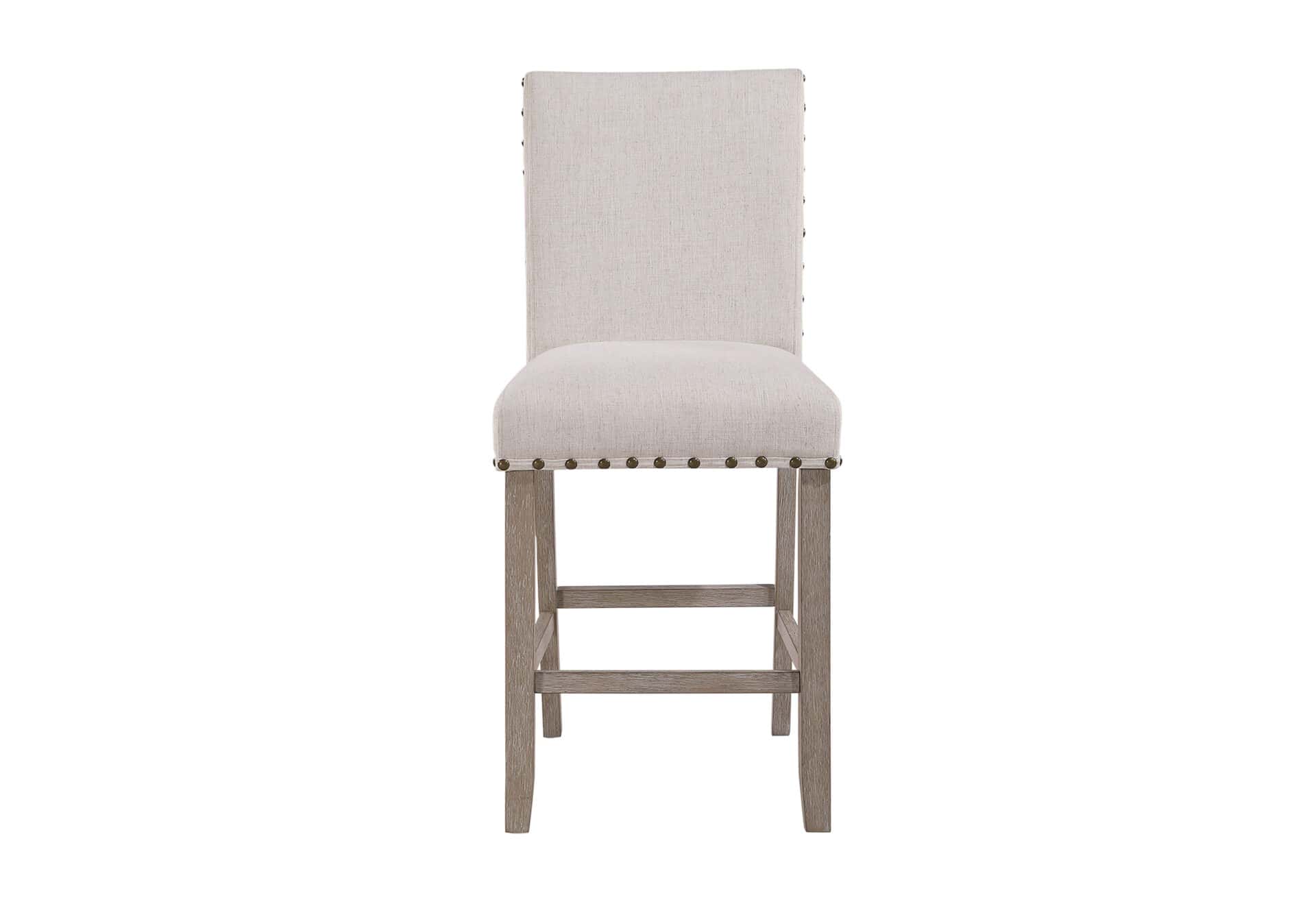 D1622 WHITE BAR STOOL