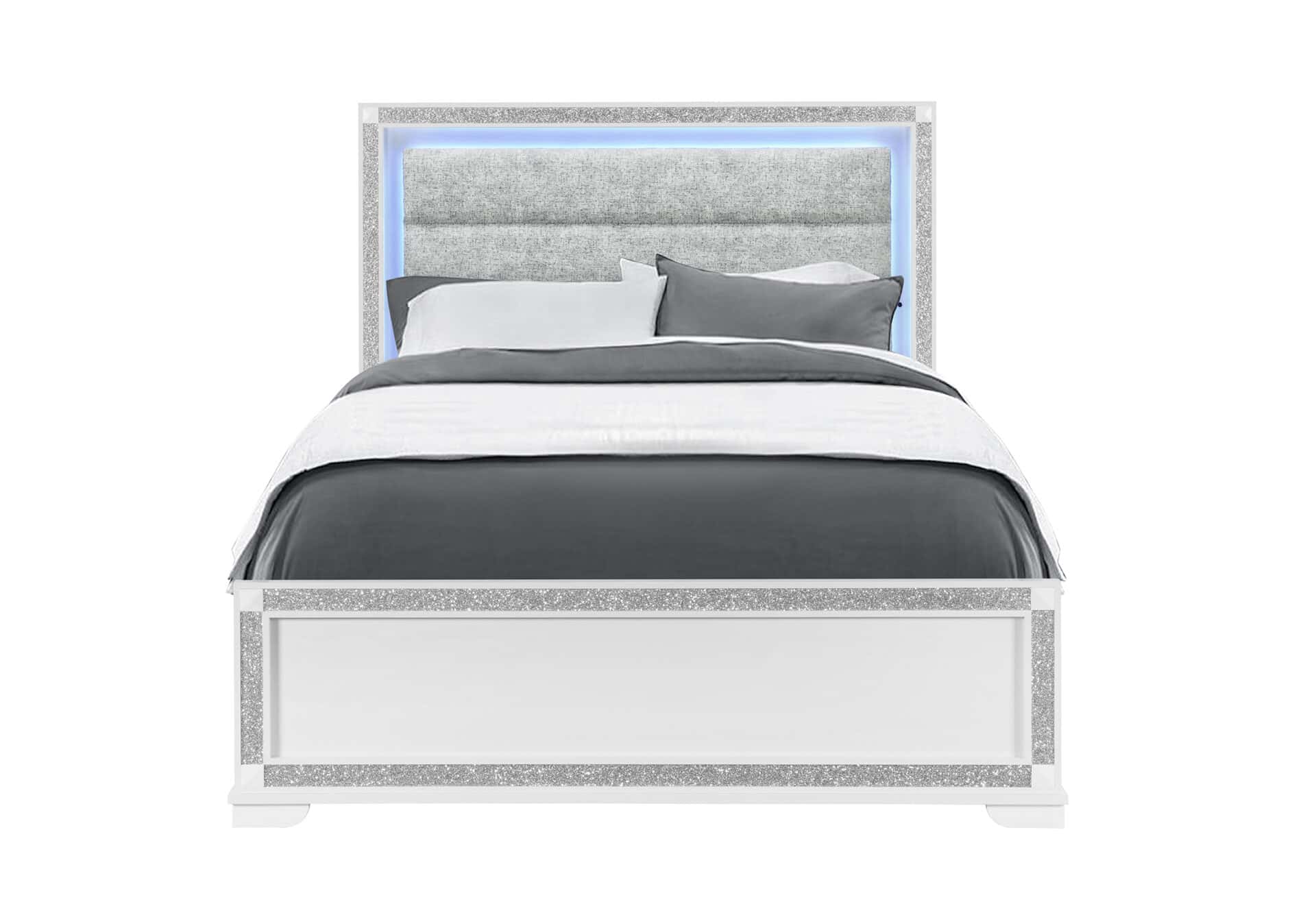 SOLEIL WHITE QUEEN BED