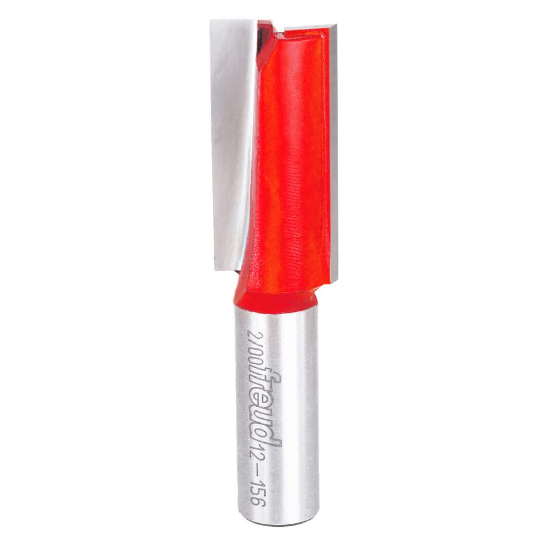 Freud 12-156, 3/4″ x 1-1/2″ Double Flute Straight Bits, 1/2″ Shank
