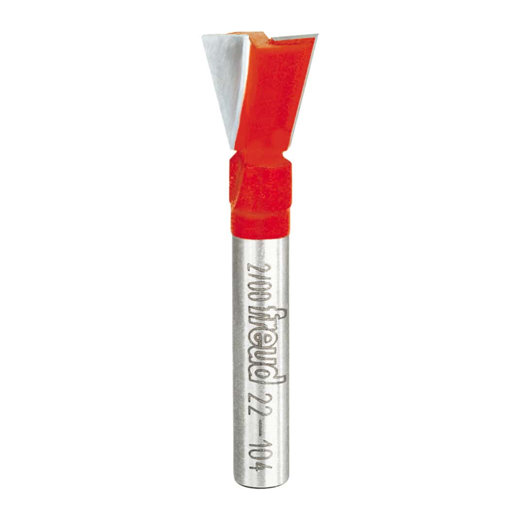 Freud 22-104, 1/2″ x 1/2″ R. H. Dovetail Bits, 1/4″ Shank