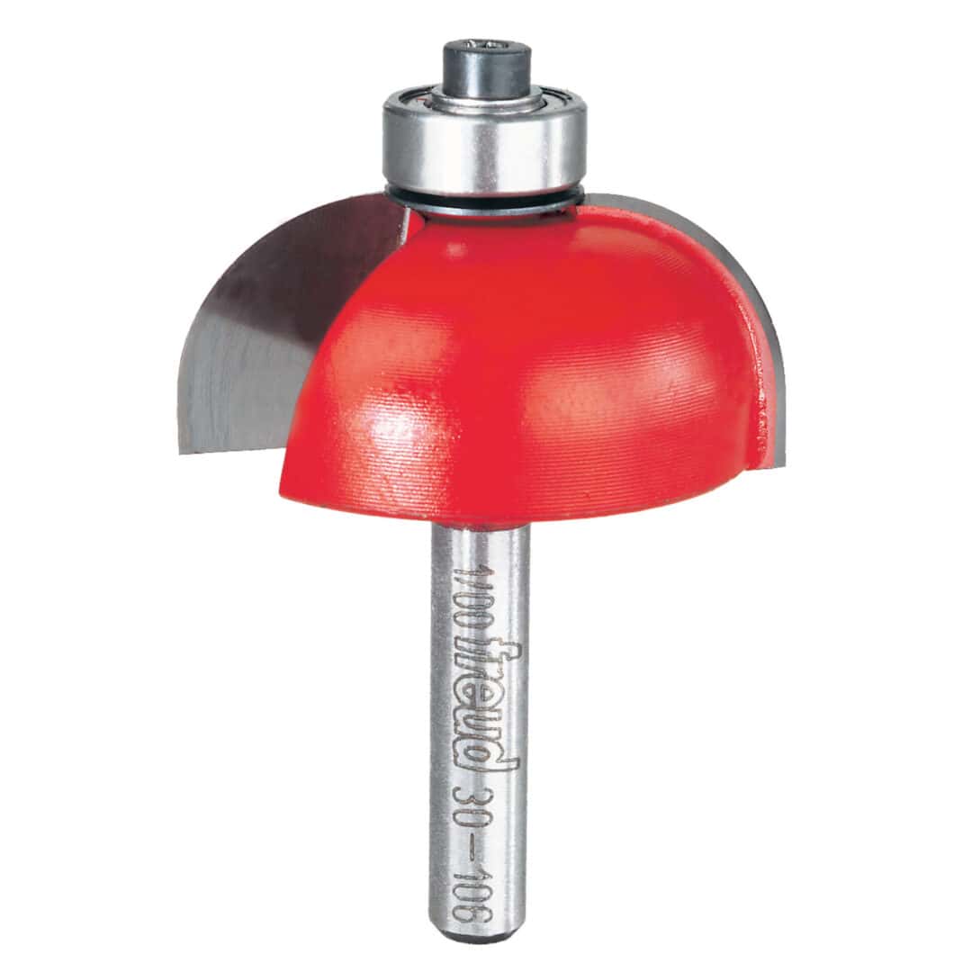 Freud 30-106, 1/2″ Radius, 1/4″ Shank, Cove Bits