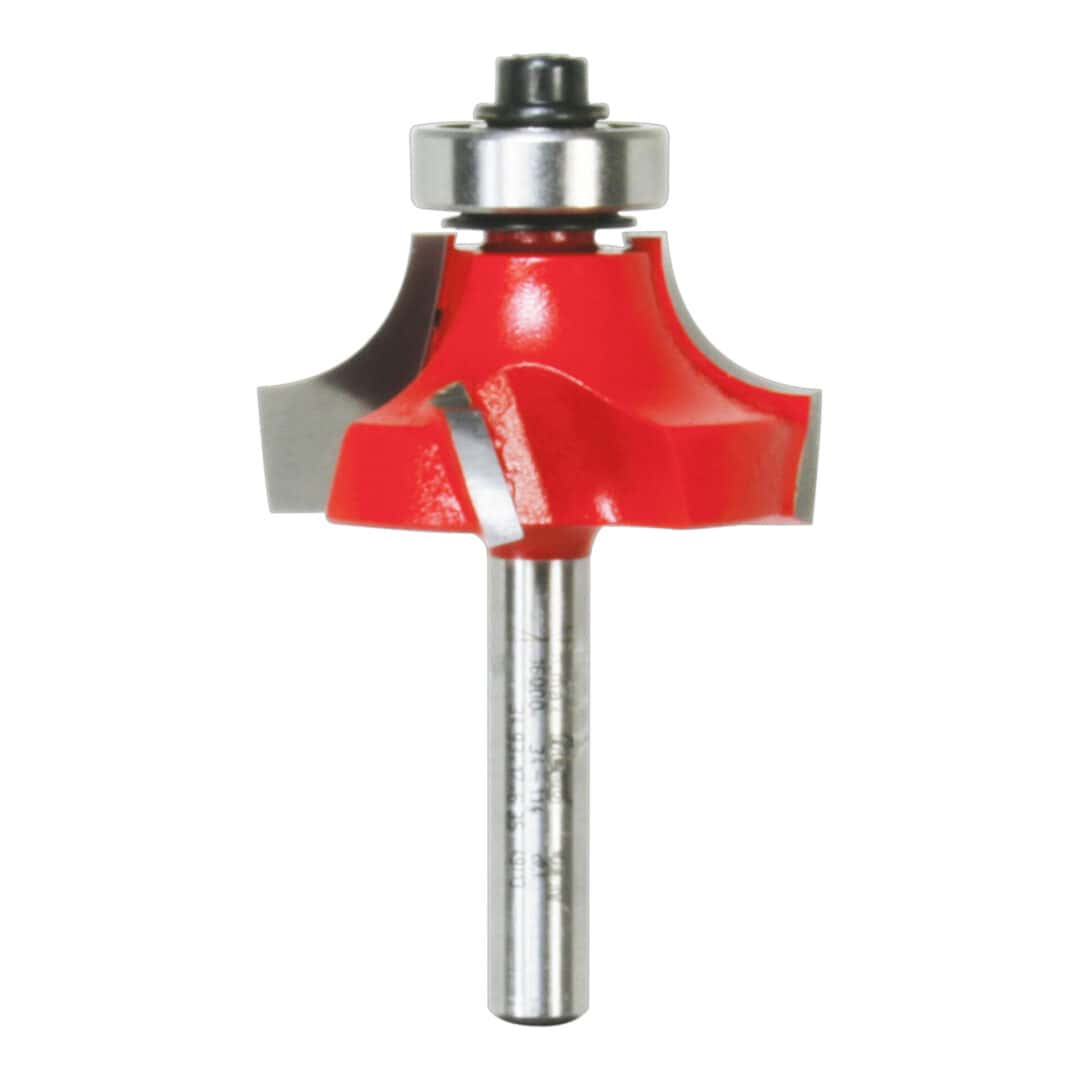 Freud 34-114, 1-3/8″ x 5/8″ Rounding Over Bits, 3/8″ Radius, 1/4″ Shank