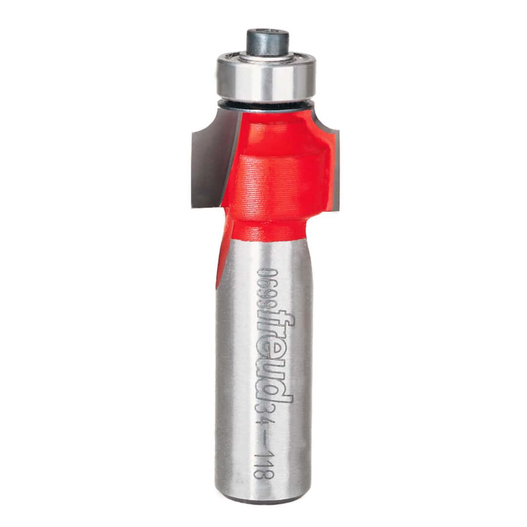 Freud 34-118, 3/4″ x 1/2″ Rounding Over Bits, 1/8″ Radius, 1/2″ Shank