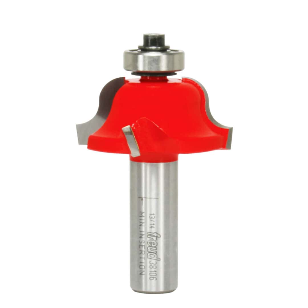 Freud 38-106, 1-5/8″ x 23/32″ Rome Ogee Bits, 1/4″ Radius, 1/2″ Shank