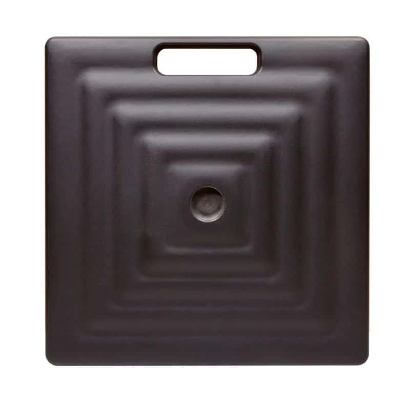 100# Square Monaco Series Aluminum Umbrella Base w/ Wheels