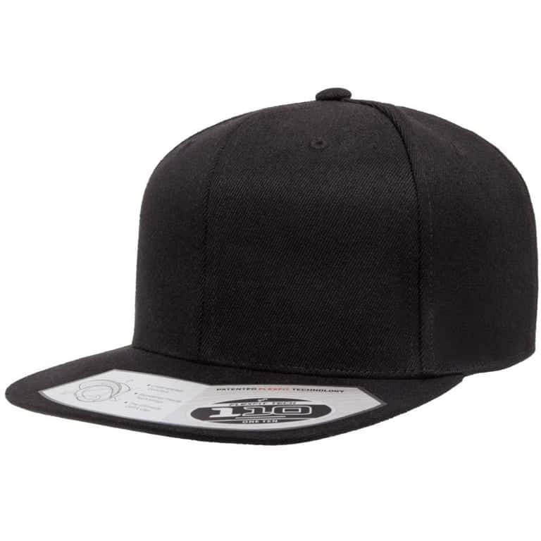 110F – Flexfit – Wool Blend Flat Bill Snapback