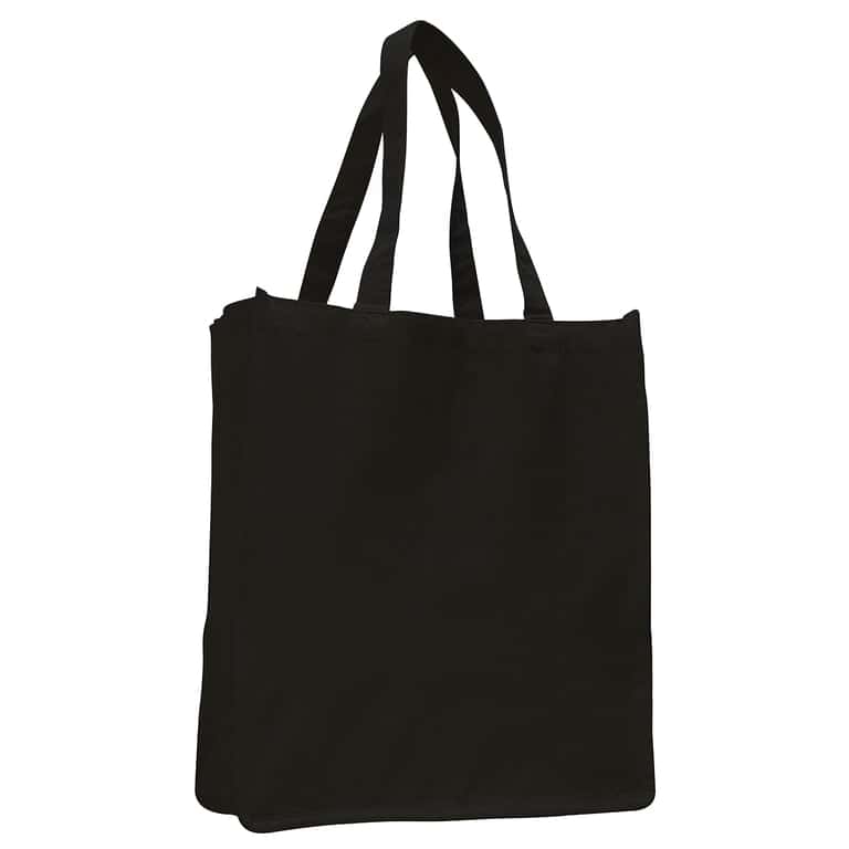 Q125400 – Q-Tees – Canvas Gusseted Jumbo Shopper