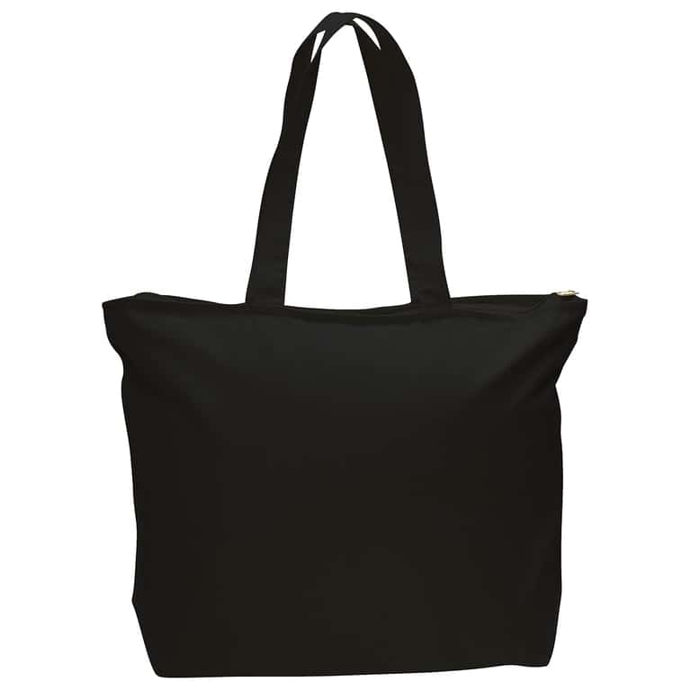 Q611 – Q-Tees – Canvas Zippered Tote