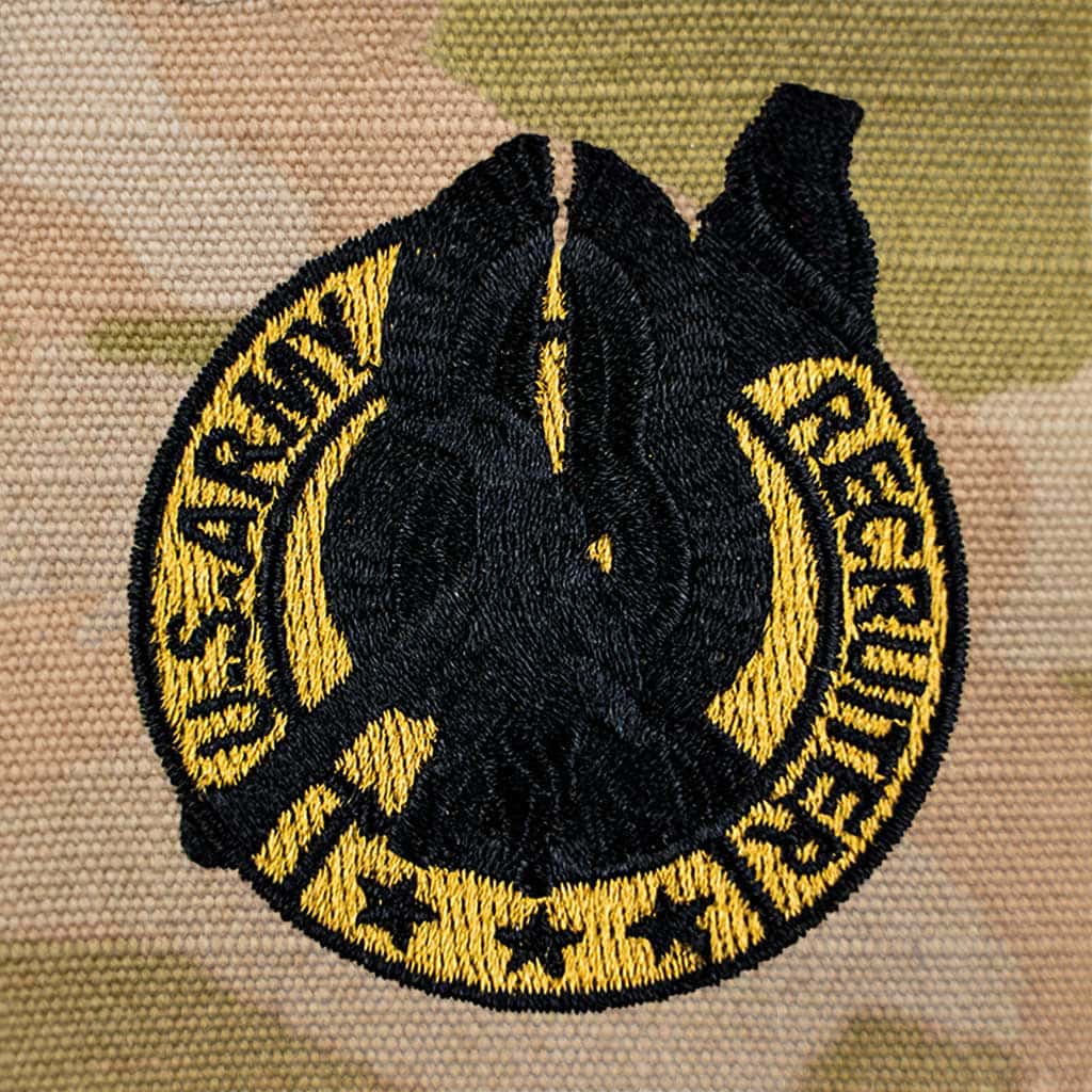 Silver Army Recruiter OCP Sew On Badge