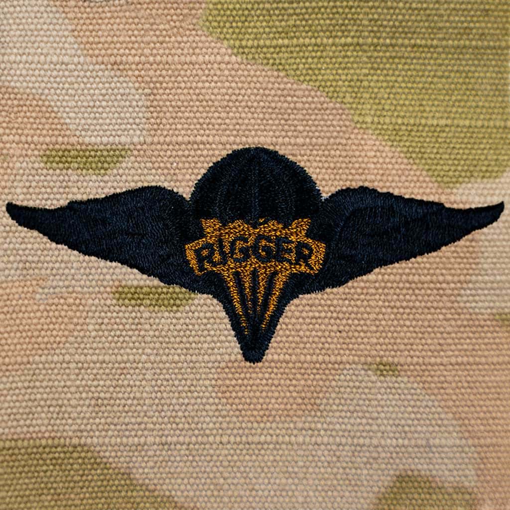 Army Rigger Badge OCP Sew On Badge
