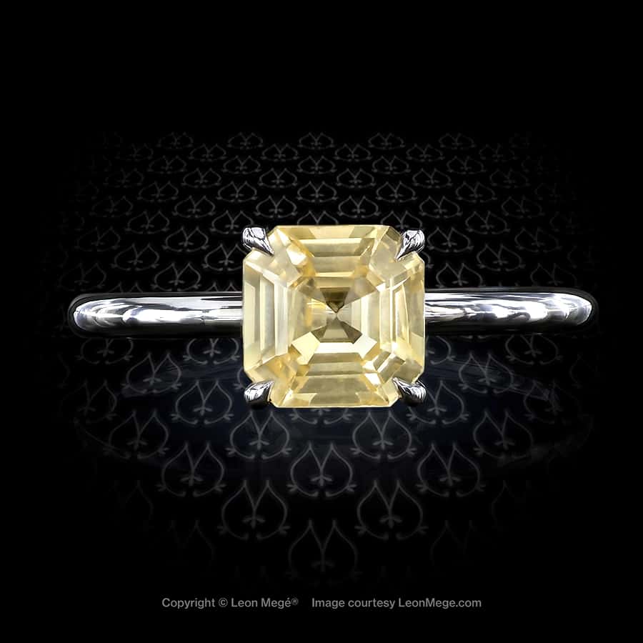 Yellow Sapphire Ring r7416