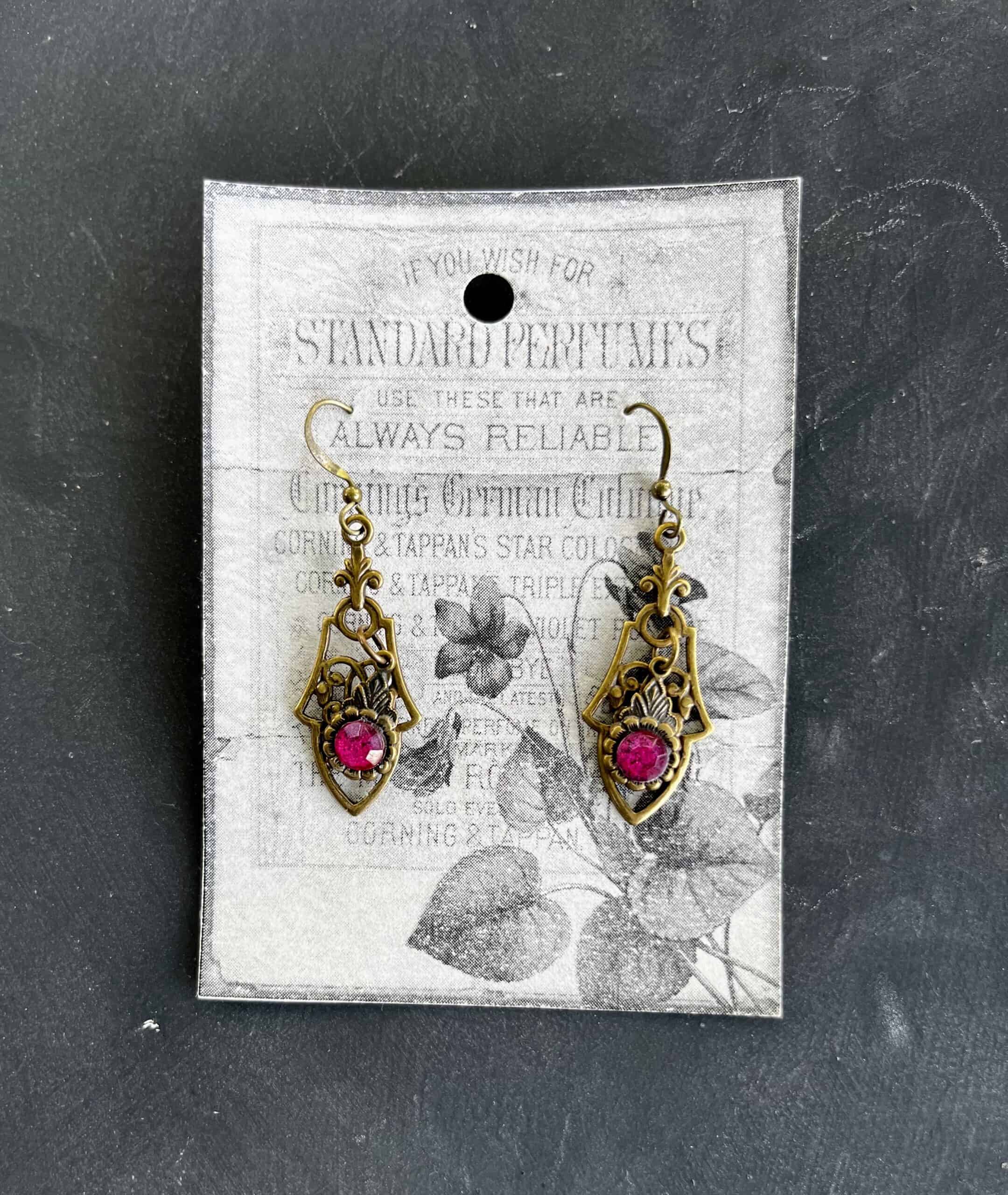 Fuchsia Dazzle Earrings