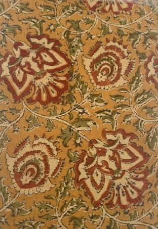 Block Print- Goldenrod
