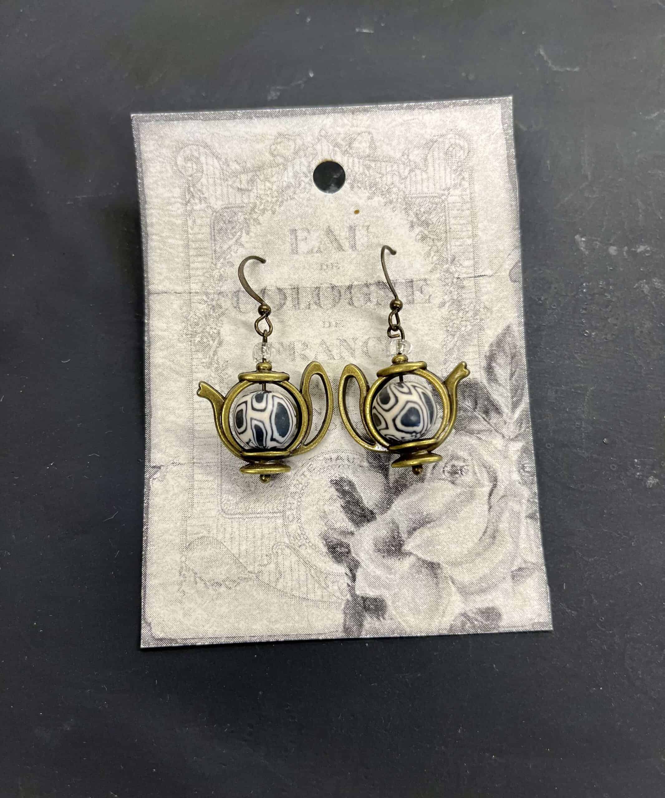 Teapot Earrings