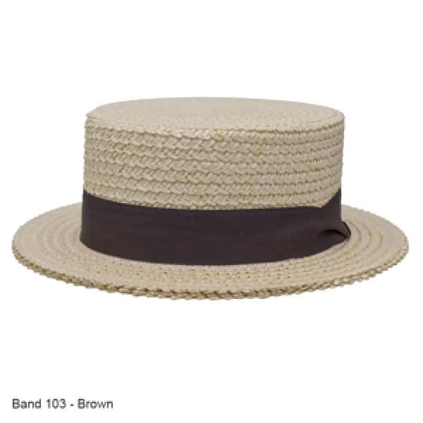 Style: 091 The Boater Straw Hat